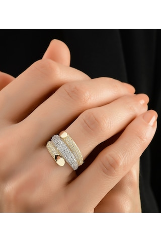 8 Ayar Kaburga Altın Yüzük (446620454)