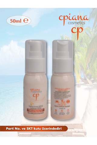 Cpiana Güneş Koruyucu Krem Spf 50 Argan Yağı 50ml