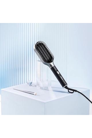Arzum Ar5158 Revolution Saç Düzleştirici Fırça - Platin Gri