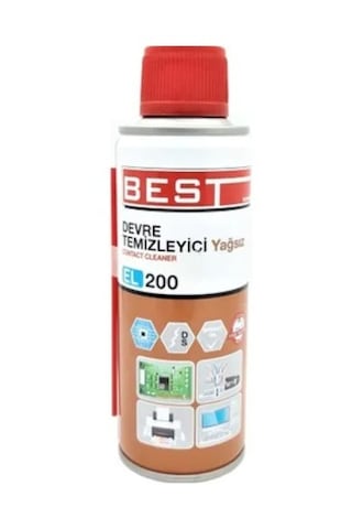 Best Elektronik Kart Devre Kontak Temizleyici Sprey Yağsız 200 Ml