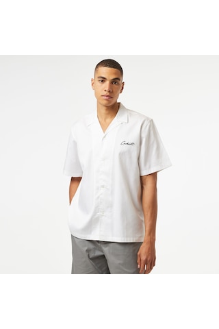 Carhartt Wıp S/s Delray Erkek Beyaz Gömlek