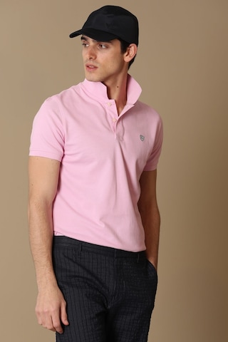 Lufian Laon Spor Polo Yaka Erkek Tişört Pembe 111040091100800 Pembe
