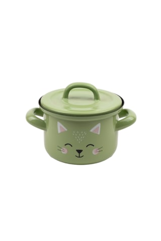 Little Cat Emaye 12cm Bebek Tenceresi 850 Ml