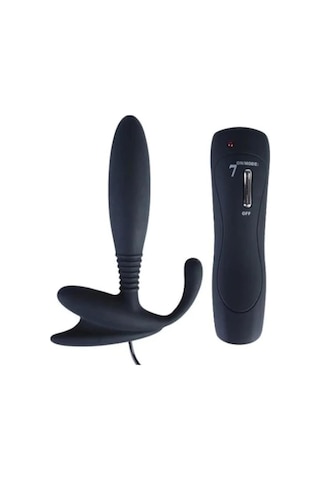 Hızlı Express Anal Pleasure Prostat 7 Çeşit Titreşimli Zenci Anal Vibratör Plug