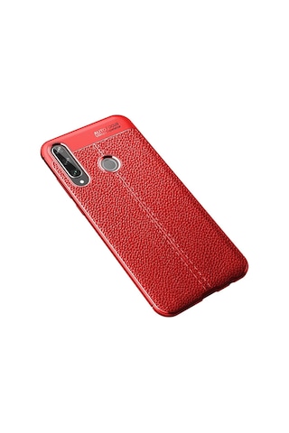 Cosmotex Newface Huawei Y6p Kılıf Auto Focus Kapak - Kırmızı