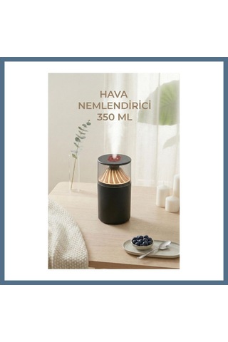 Buradabulabilirsin 350 Ml Led Işıklı Hava Nemlendirici & Modern Oda Kokusu Difüzörü Bbz