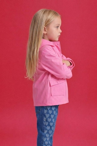 Defacto Su Geçirmez Kapüşonlu Mont Kız Bebek F8350a526sppn164 Pembe-pn164
