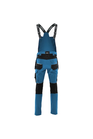 Sara Workwear Monter Askılı Tulum Mavi/siyah