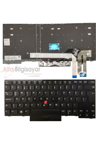Alfabilgisayar Ibm Lenovo Uyumlu Thinkpad E480 20Kn Klavye Tuş Takımı Q-Türkçe