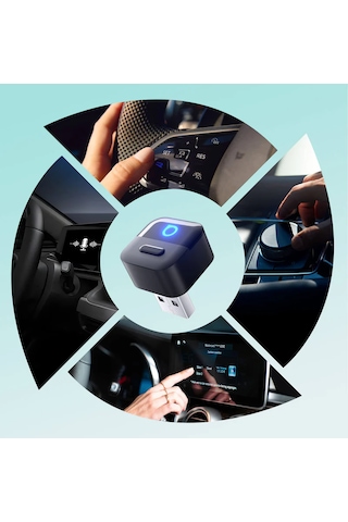 Mini Pico Android Ve Apple Cihazlar İçin Wireless/kablosuz Android Auto Ve Carplay Adaptörü Wi-fi 6,bt5.4,fota Upgrade Diğer