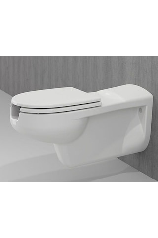 Bocchi Bedensel Engelli Asma Klozet Önü Açık Parlak Beyaz Kapak Dahil 2011-001-0128