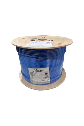Nexans Nex1611tb5, Mavi, Cat6, 500m, 23awg 0,58mm , Utp, %100 Bakır, Lszh Halogen Free, Makara, Kab