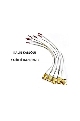 Kablolu Hazır Bnc Konnektör (20 Adet)