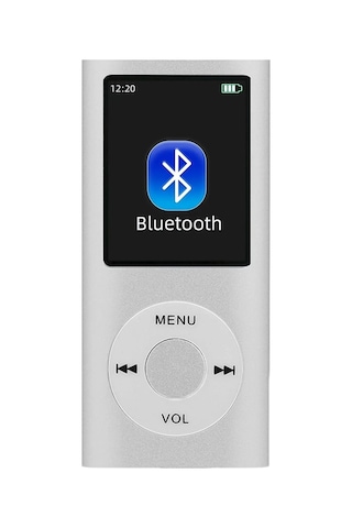 5007mp Metal Mp3 Player Renli Ekranlı Fm Radyolu Bluetoth Lu Hafıza Kartı Girişli Müzik Çalar