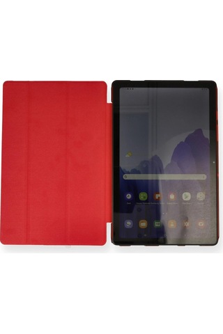 Apple Uyumlu iPad Air 5 2022 Kılıf Tablet Smart Kılıf - Kırmızı Tdrtr