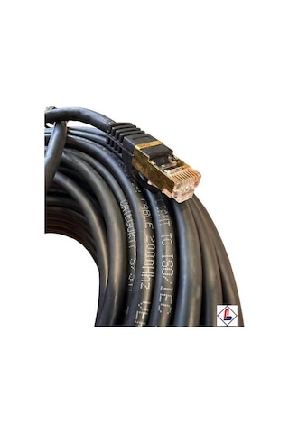 40 Metre Cat7 Kablo Siyah Cat7 Kablo 40 Metre