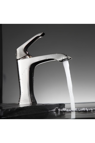 Creavit Avangart Lavabo Banyo Eviye Bataryası 3'lü Set AG1500-AG2500-AG8500 Krom