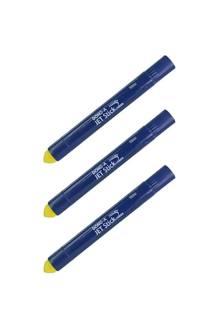 Dong A Jet Stick Jel Fosforlu Kalem Sarı 3lü Set 230770 Fosforlu Sarı