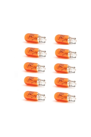 Megamarket06 T10 Uyumlu Halojen Turuncu Oto Ampülü Photon Wy5w Ph5715 10adet