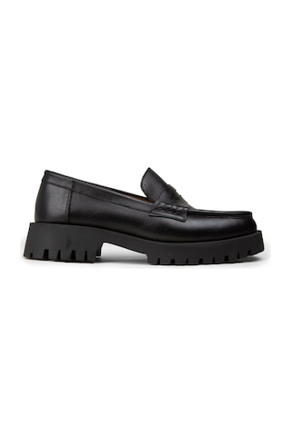 Deery Kadın Hakiki Deri Siyah Loafer Ayakkabı - 02034zsyhc02