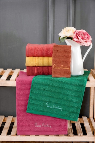 Pierre Cardin 6'lı Soft El Havlusu Harmony Colors Çok Renkli