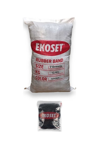 Toptan Siyah Para Lastiği 12 Kg