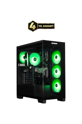 Monster Tulpar TD3 V3.4.1 Ultra 5 225F 16 GB 1 TB SSD RTX5050 Free Dos Masaüstü Oyuncu Bilgisayarı