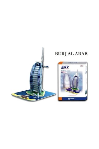 3D Puzzle 3 Boyutlu Maket Burç El Arap Dubai Yedi Yıldızlı Yelken