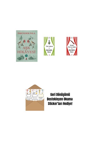 Aşk Hikâyesi + Vali Hanım Ciltli + Darbe: Kan Ve Sultan Ciltli + Okuma Sticker'ları