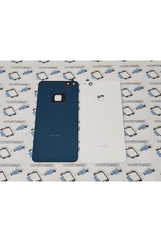 Tkgz - P10 Lite Arka Pil Batarya Kapağı (Cam) Siyah