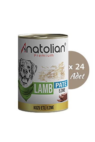 Anatolian Premium Kuzulu Ezme Yetişkin Köpek Konservesi 24 X 400 G