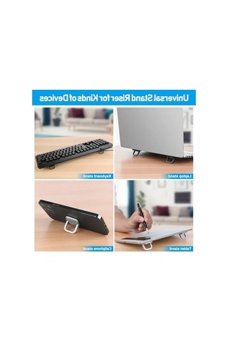 Taşınabilir Hafif Dizüstü Bilgisayar Standı, Havalandırmalı Ve Ergonomik Tasarım
