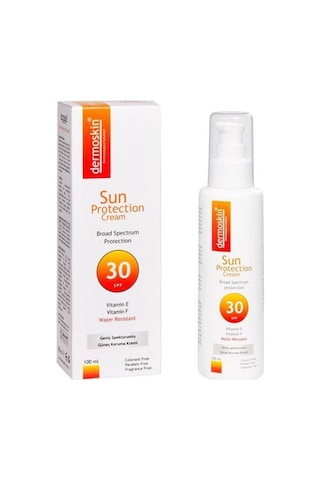Dermoskin Sun Protection Cream Spf 30 100 Ml Güneş Kremi - Diş Beyazlatıcı Köpük Hediye