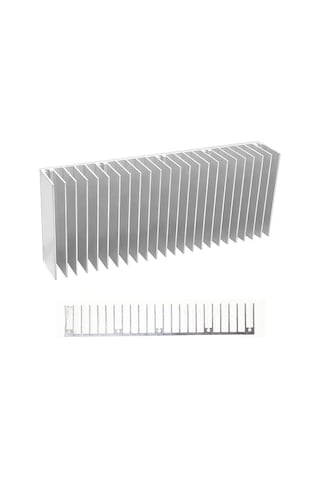 15cm X 6cm X 2.5cm Alüminyum Metal Soğutucu Blok Radyatör Peltier Isı Düşürücü Amfi Led Entegre