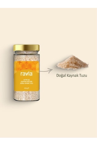 Ravla Altın Tuz Doğal Kaynak Tuzu 450 G