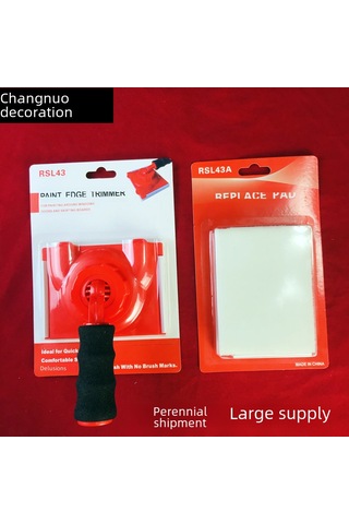 Reedark Köşe Ve Kenar Tamirat Aleti - Universal Sprey Boya Düzeltici, 2 Adet Sünger Değişim Padı, Dayanıklı Nylon Konstruksiyonu Kırmızı