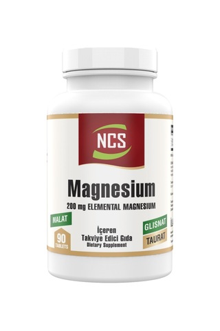 Ncs Magnesium Bisglisinat Taurat Malat 200 MG 90 Tablet