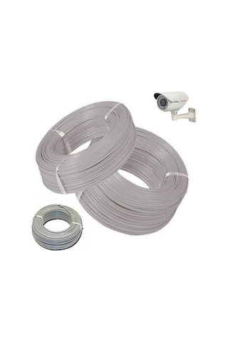 Cctv Kablo . Güvenlik Kamera Kablosu 2+1 0.22Mm 100M Metre