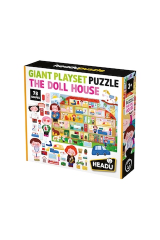 Headu Giant Playset Puzzle The Doll House