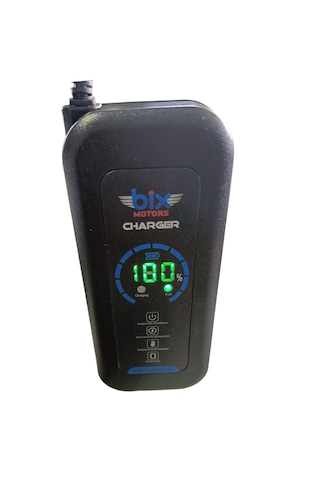 Bix E-bike Akıllı Şarj Aleti 48-60-72v 20ah Otomatik Akım Durdurma Özellikli Dijital Şarj Oranı Göstergeli 72V20Ah 6 Akü Için