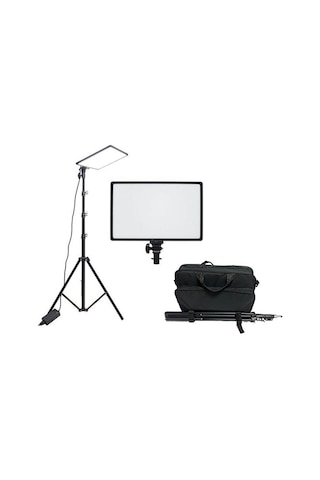 Pdx Plus,sl-288a Soft Light Soft Işık Seti, 2 Metre Döküm Ayaklı,taşıma Çantası li
