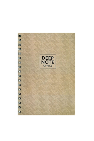 Özkan Deep Note 17x24 Sp. Kareli Defter 100 Yap. Bej Bej Açık Kahverengi