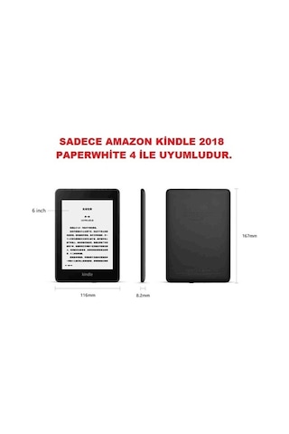 Amazon Kindle Paperwhite 4 E Kitap Okuyucu Kılıfı