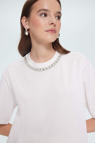 DeFacto Regular Fit Bisiklet Yaka Kısa Kollu Tunik F1801AX25SMER85