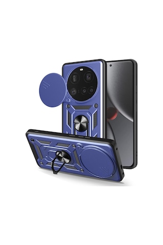 Nihcase Xiaomi Mi 15 Ultra Kılıf Magnetik Standlı Kamera Korumalı Slide Sürgülü Cover Kapak