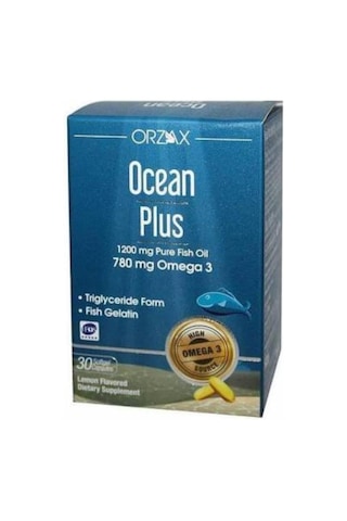 Ocean Plus Balık Yağı Omega3 1200 Mg 30 Softjel Kapsül 2 Adet