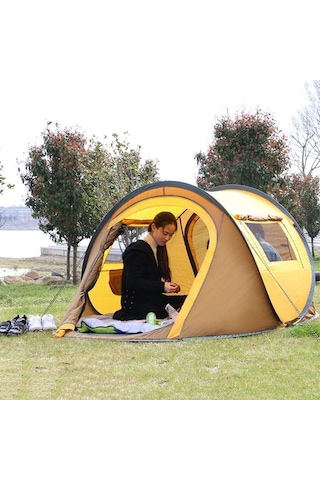 Büro Ev Ofis Kamp Keyfi İçin 220x120x90cm 2kişilik Vagon Tipi 2kapı 2pencere Doğa Çadırı Diğer