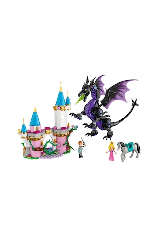 LEGO® │ Disney Princess Malefiz’in Ejderha Formu 43240 - 7 Yaş & Üzeri Çocuklar için Yaratıcı Oyuncak Yapım Seti (583 Parça)