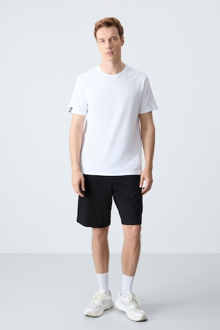 Air Jones Tommy Life Siyah Pamuklu Kalın Yumuşak Dokulu Standart Fit Basic Erkek Şort - 81277 Siyah
