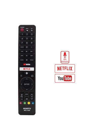 Huayu Rm-l1678 Sharp Netflix-youtube Tuşlu Lcd-led Tv Kumanda